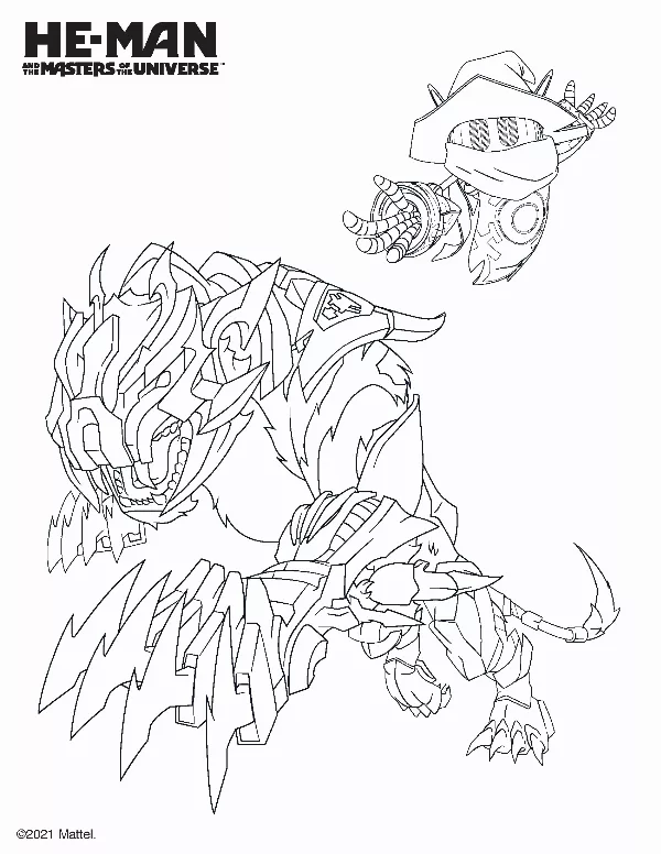 MOTU Colouring Sheet 5